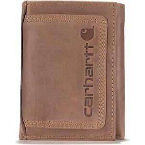 Men's Rugged Leather Triple Stitch Wallet, Available in Multiple Styles
